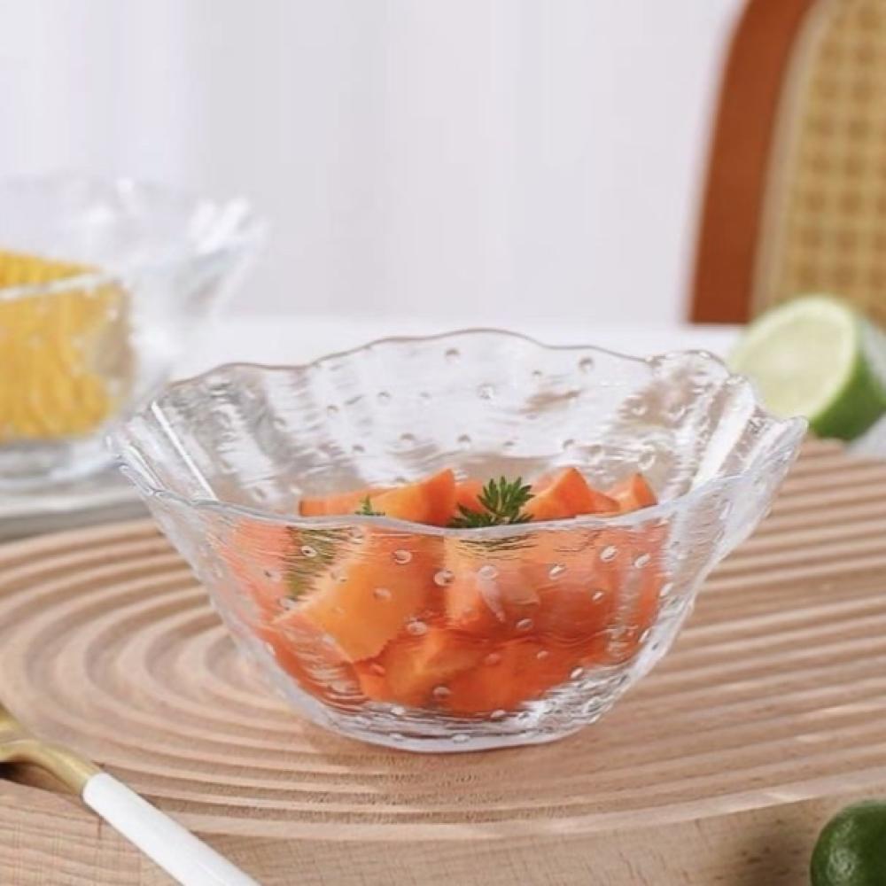 مطيبة زجاج عميق منقط حواف مدرج AK-7058