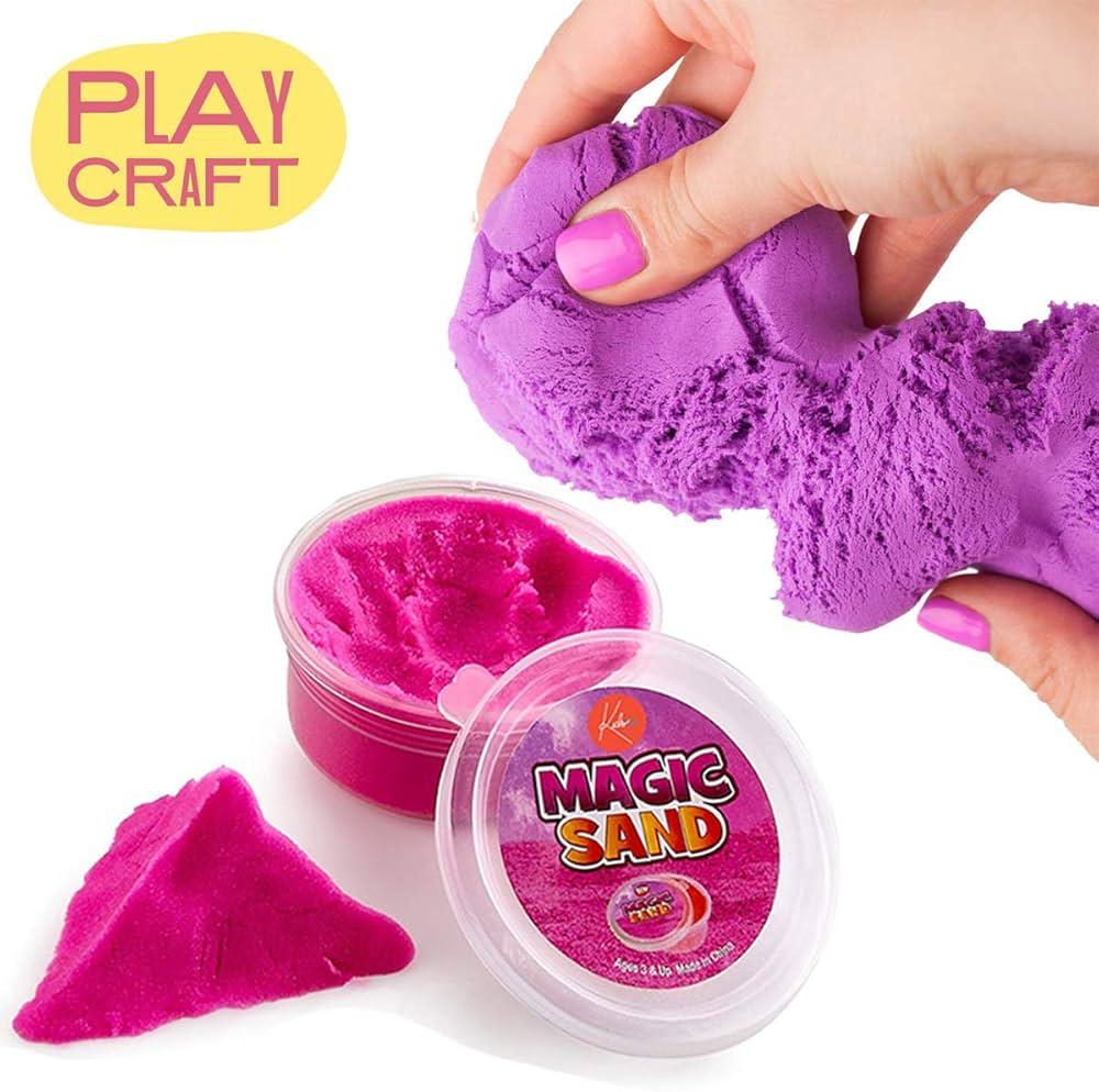 صلصال رملي سطل شفاف 500 جرام RA-7