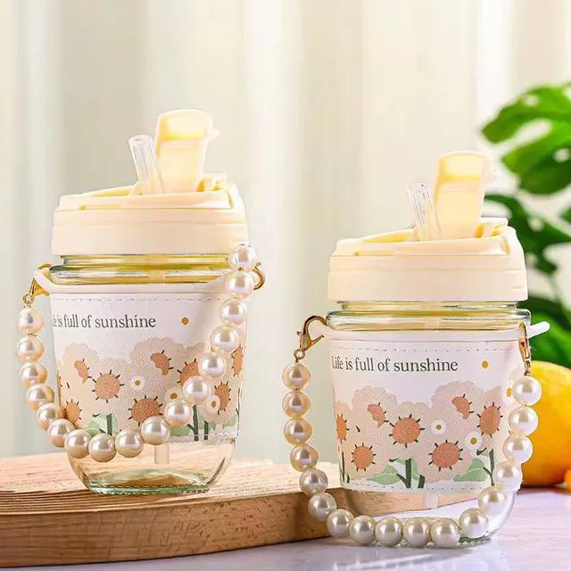 حافظة مشروبات زجاج بتعليقة لول AK-69