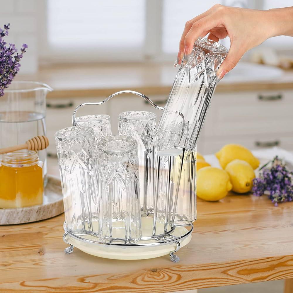 ستاند حامل اقلاص ستيل مدور بعلاقي *6 43/109