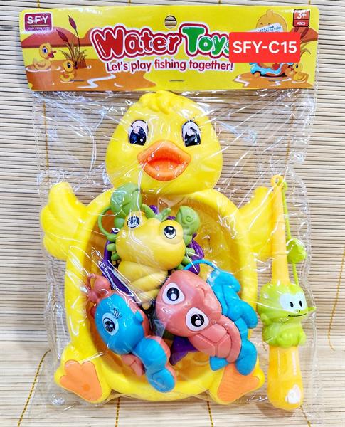 لعبة ادوات استحمام اطفال بطة واحياء بحرية كبير HMK-1369