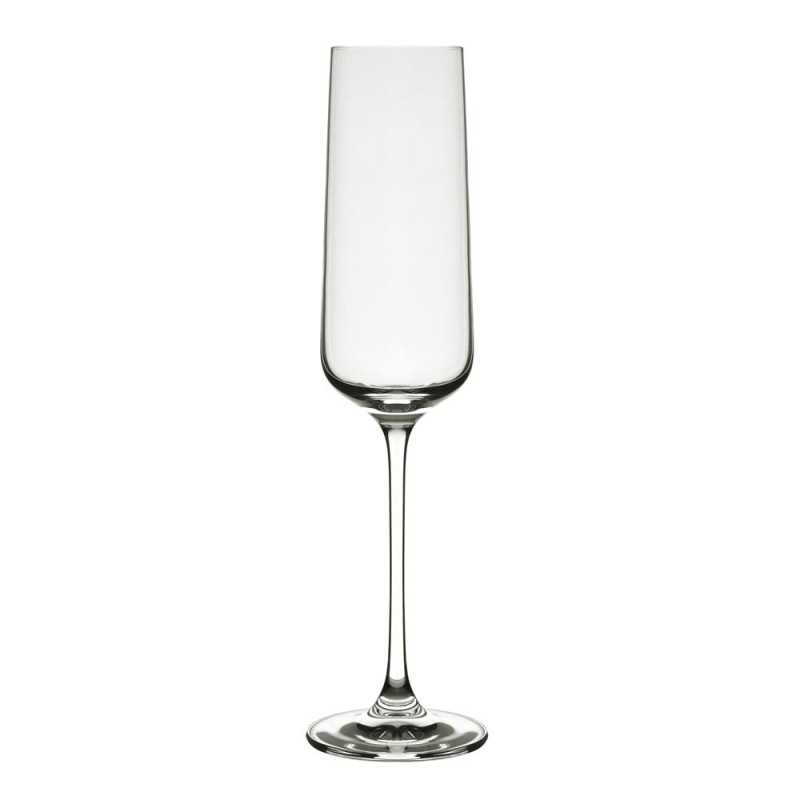 طقم اقلاص عصير زجاج طويل بجلاس للعرسان 250 مل 6 قطع  DELI  EJ6323