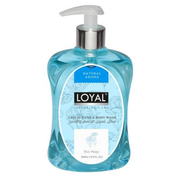 سائل غسيل الجسم واليدين - لويال 500 مل -الموج الازرق