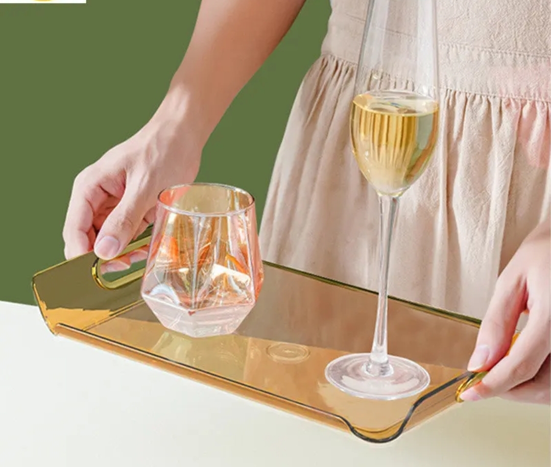 صحن تقديم اكرليك مستطيل