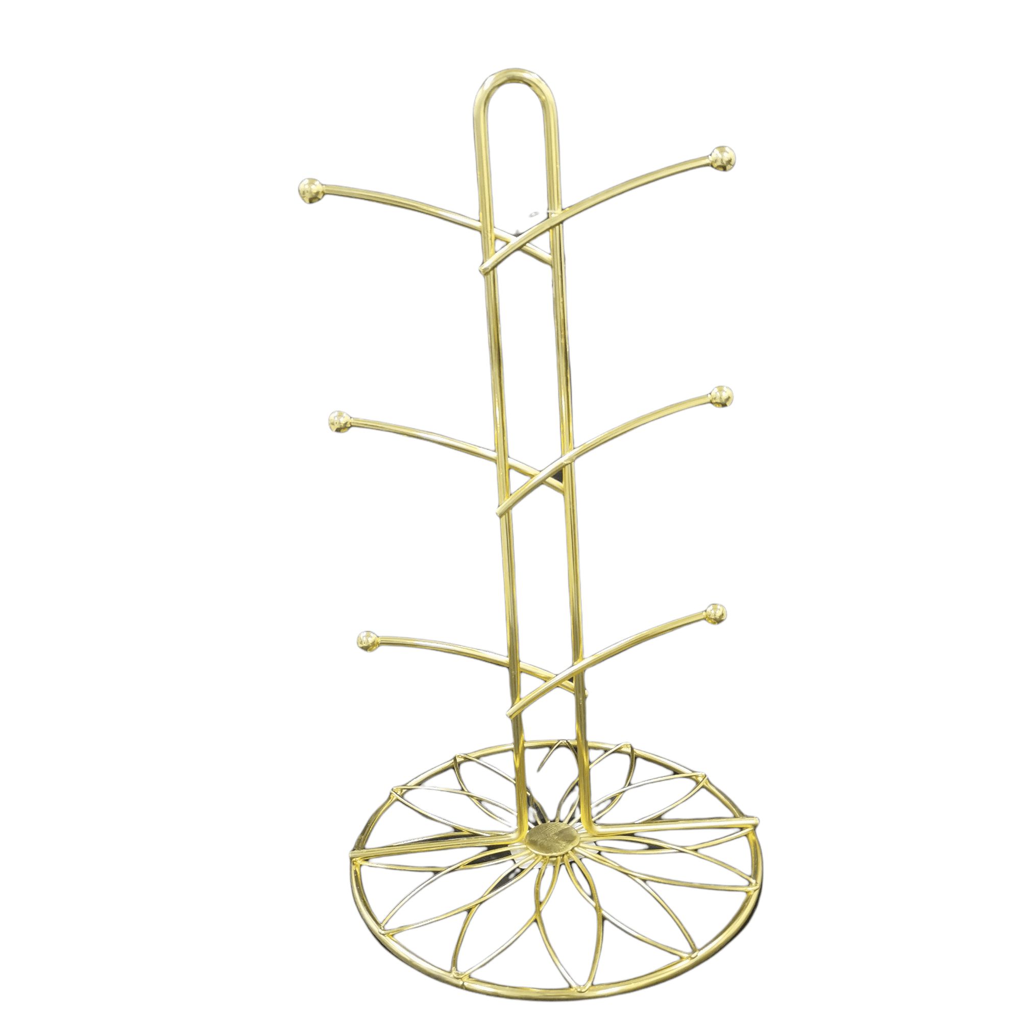 ستاند قلاصات ستيل ذهبي  43/112