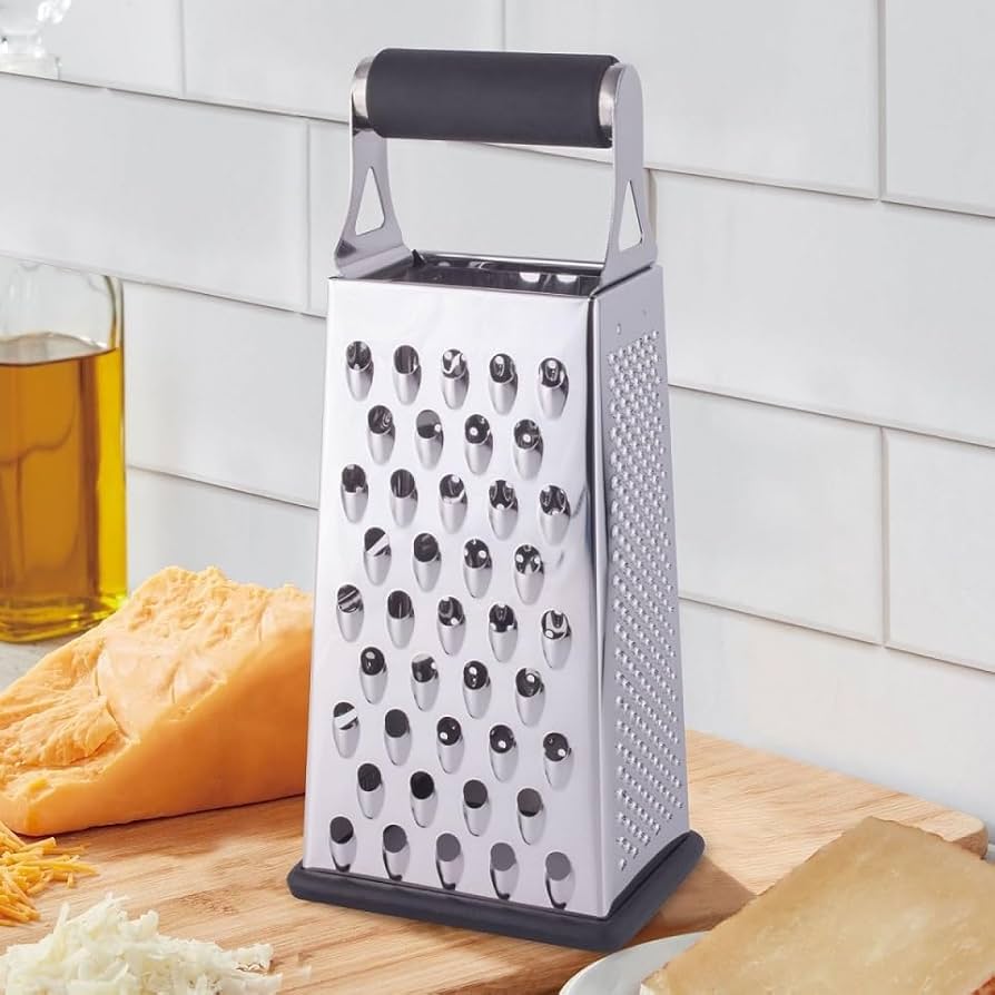 بشارة جبن مربع ستيل كامل مقبض سليكون VOCEN 100928