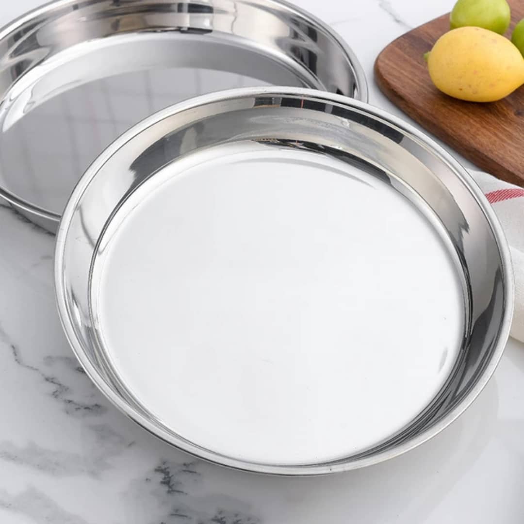 صحن ستيل مدور