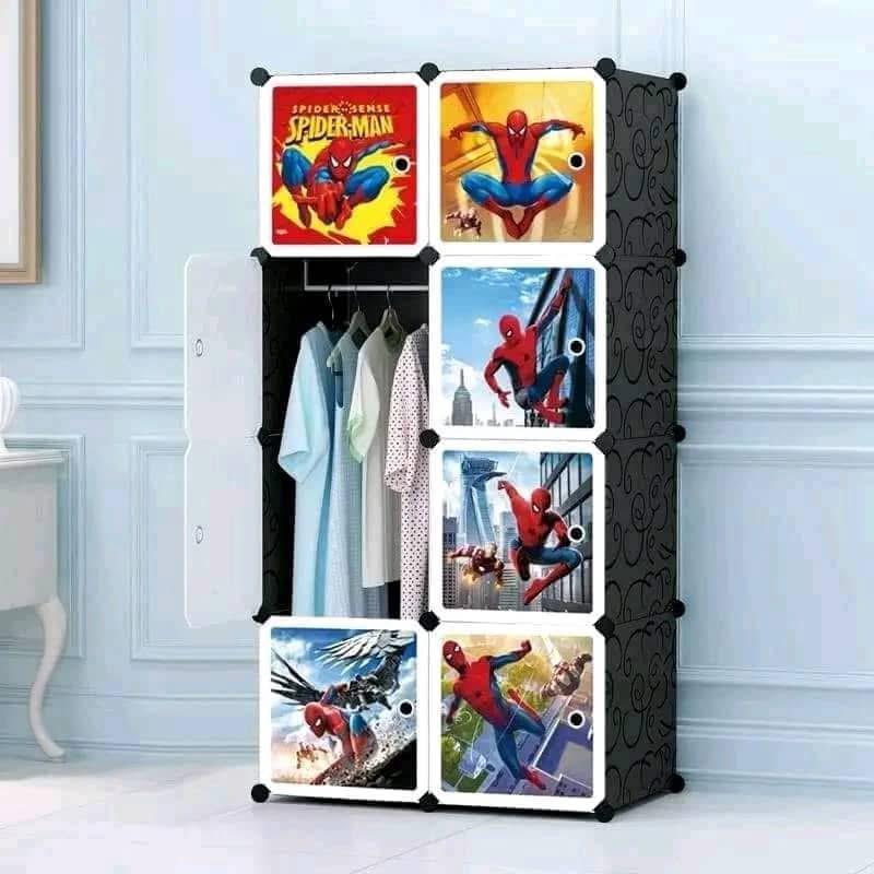 دولاب اطفال بلاستيك جلدي 8 خانات AZ-684 AZ-2257