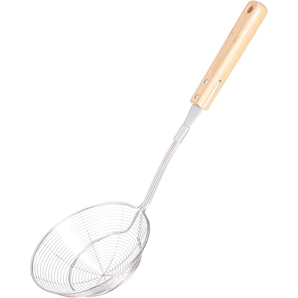 مشن زيت ستيل 18 سم بيد خشب guangda1539 AFI-433