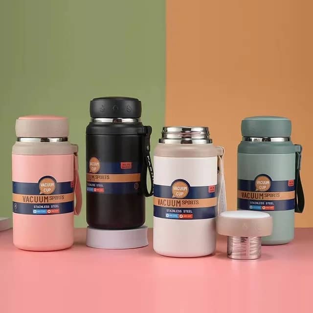 حافظة مشروبات ستيل عريض 1لتر AZ-2305