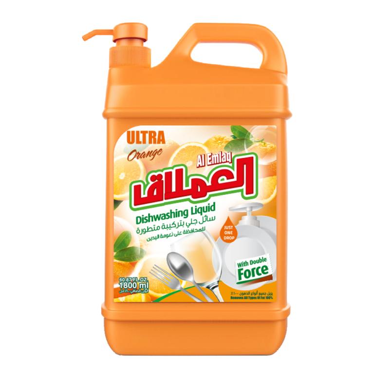 سائل جلي صحون برتقال 1800ملي - العملاق