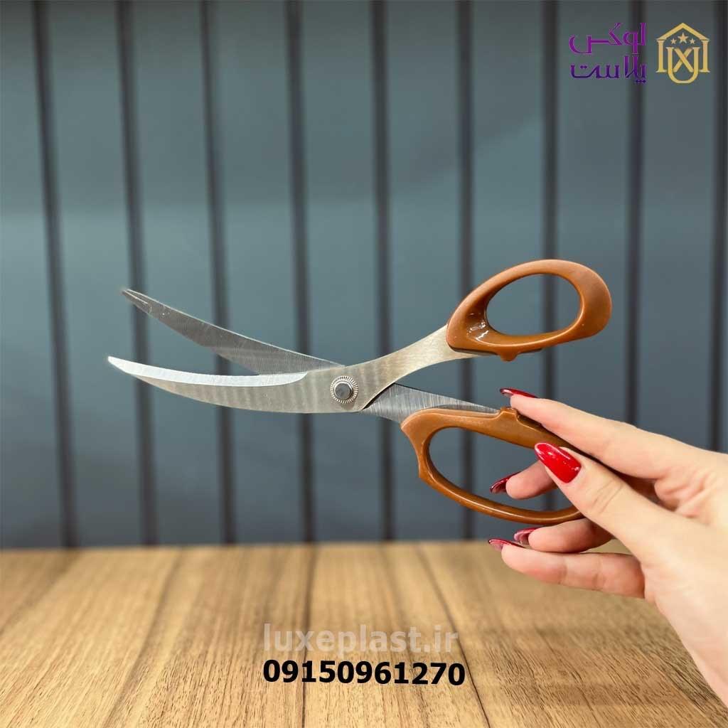 مقص خضروات ولحوم ستيل بيد بلاستيك جافي AZAL-286