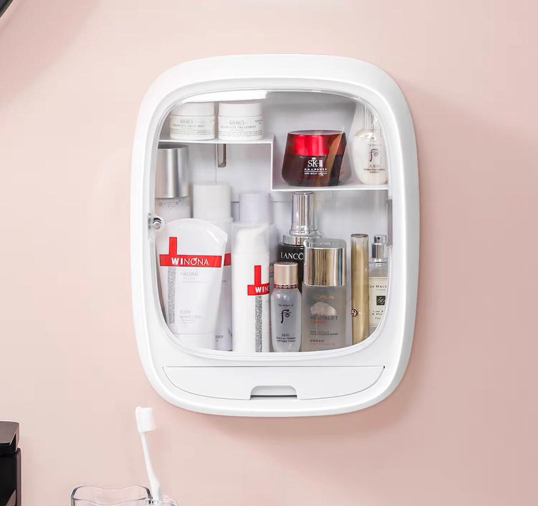 ستاند - منظم ادوات تجميل مربع فتحة شفاف EMA-5742