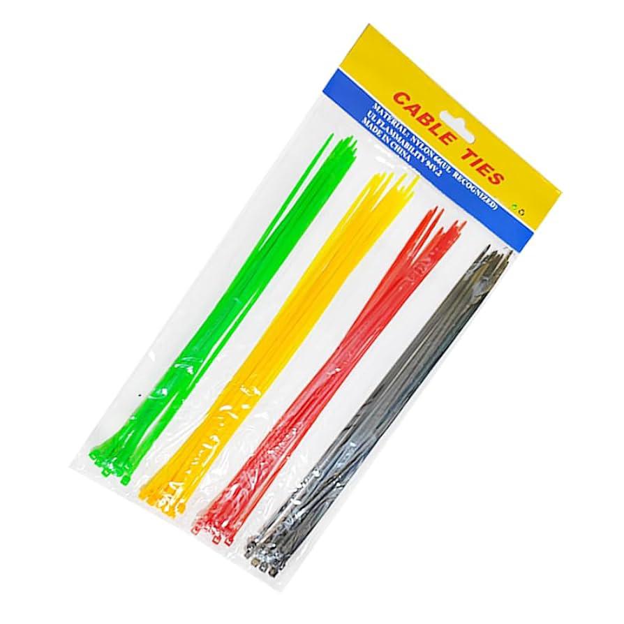 طقم ربطات بلاستيك ملون *48 حبة AR-3749+3748