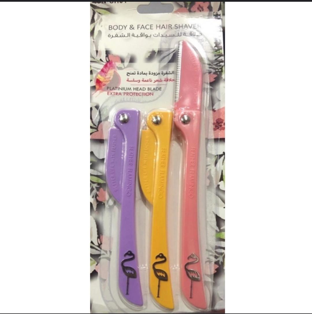 شفرات حلاقة للسيدات بواقي شفرة 3 قطع