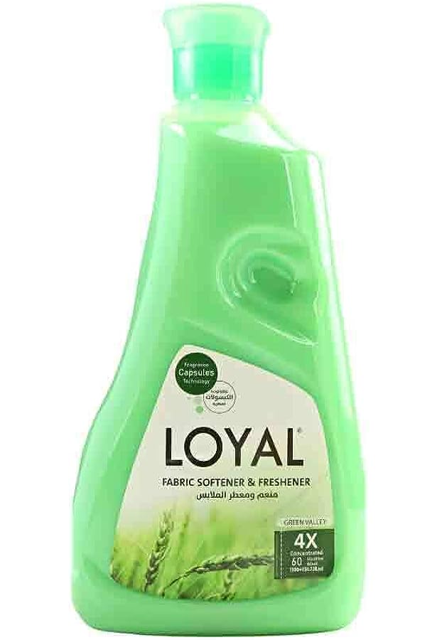 منعم ومعطر الملابس لويال برائحة الوداي الاخضر 1500 مل  GREEN VALLEY