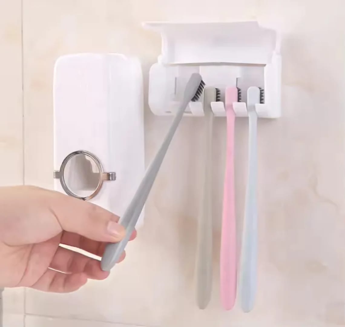ستاند فرش اسنان مع المعجون باكت ازرق AZ-3793