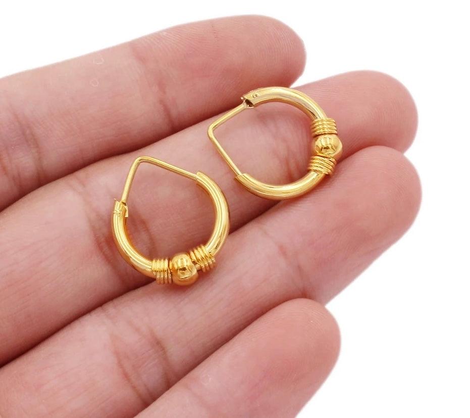 اخراص نسائي ذهبي مطلي SH-288