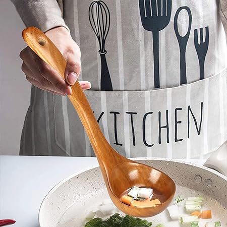 ملعقة غرف خشب بامبو 30 سم ممتاز AZ-2256