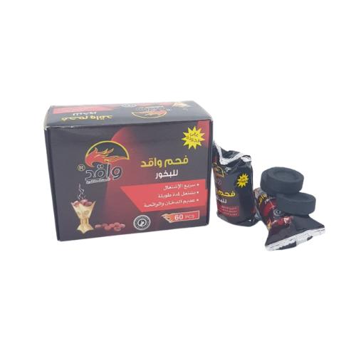 فحم سفري واقد عديم الدخان 60 قطعة AK-7633