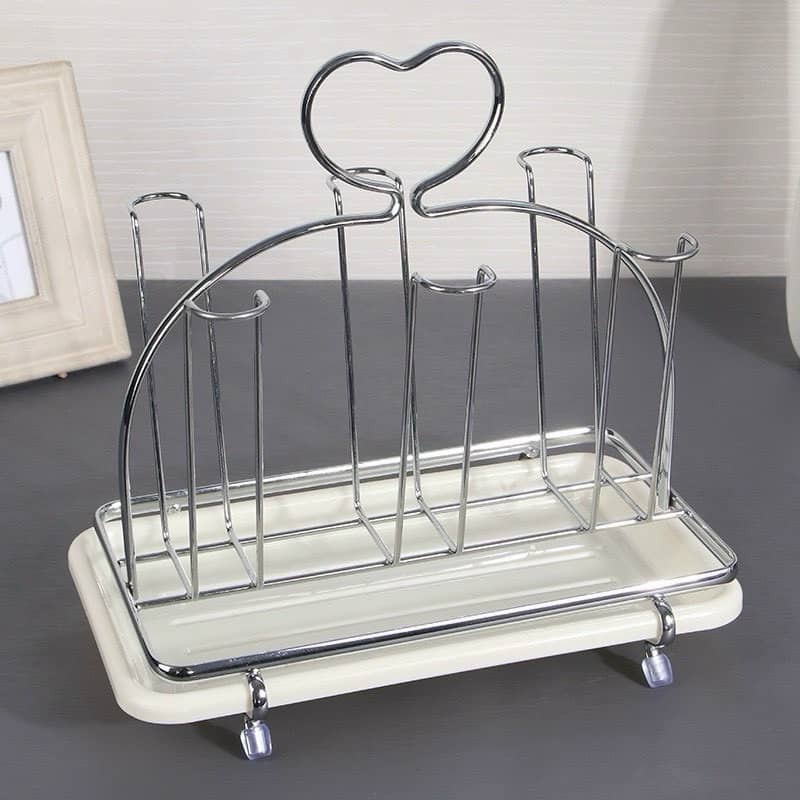 ستاند حامل اقلاص ستيل مستطيل بعلاقي *6 43/99