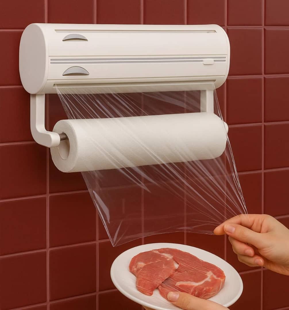 ستاند قصدير ومناديل ونايلون 3*1 جداري  AZ-3438