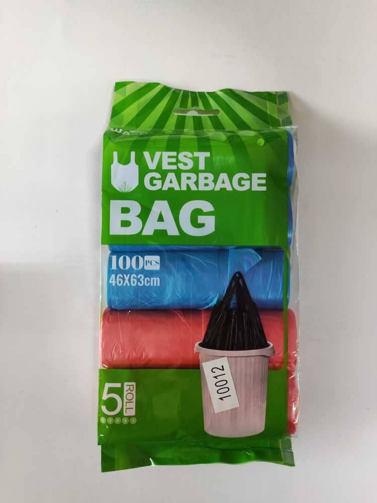 اكياس قمامة ملون واكو 46*63 سم 100 قطعة W029