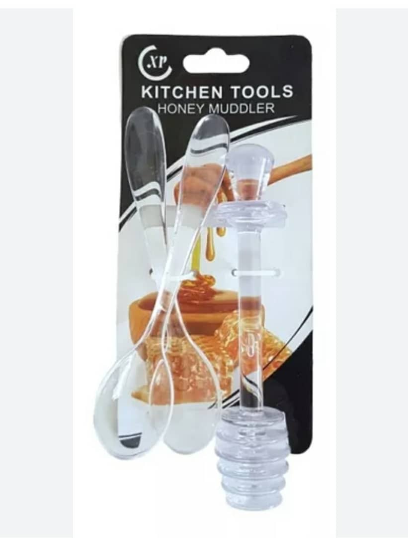 طقم ملاعق عسل اكرليك 3 قطع AZ-2575