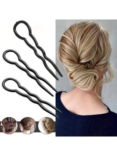 مشابك شعر اسود *3 C498