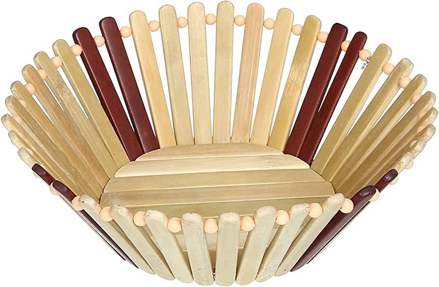 سلة خبز خشبي