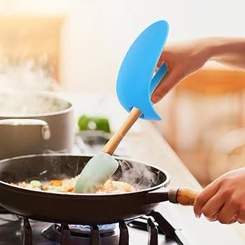 ممسكة واقي ملاعق طباخة بلاستيك