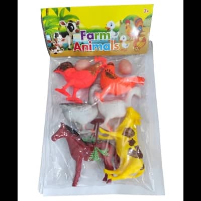 لعبة اطفال حيوانات مزرعة 8 قطع HMK-1265