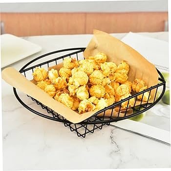 سلة شبس مدور اسود بيد طويل AFI-285