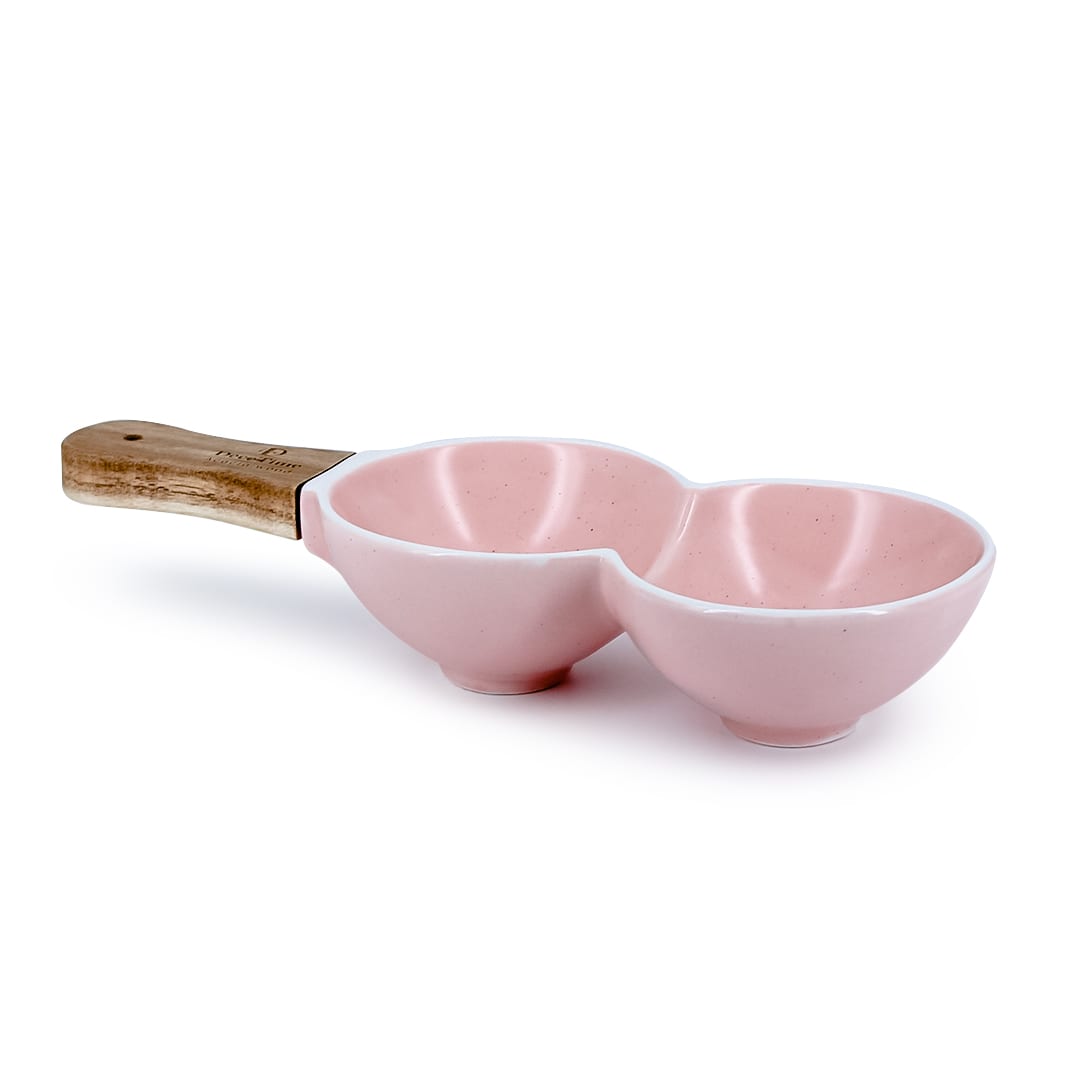 مطيبة سيراميك خانتين بيد خشب  - 26*10سم  AZ-1436