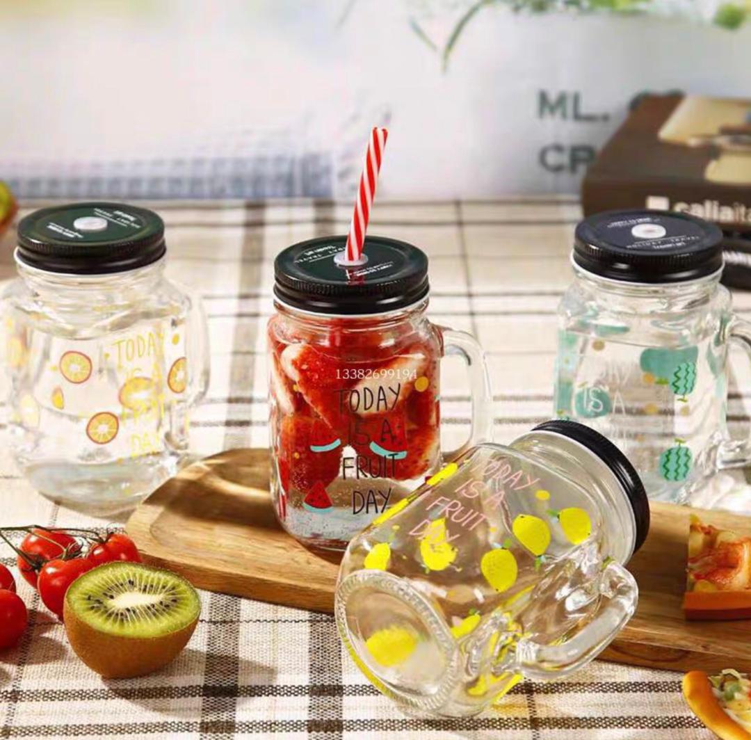 مج زجاجي مع الغطاء  AZ-359-360