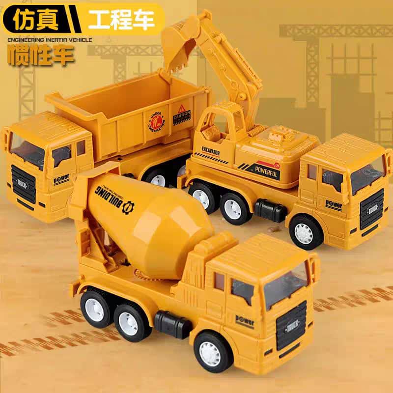 لعبة معدات انشائات وصيانة الطرق 4 قطع HMK-1228