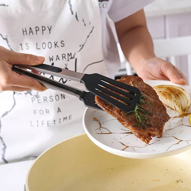 ملقط حلويات سليكون يد ستيل كبير AZ-2177