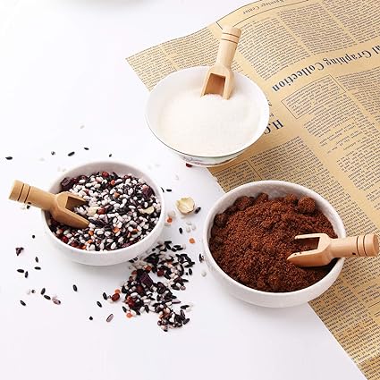 ملاعق بهارات خشبية صغيرة 4 قطع AZ-2252