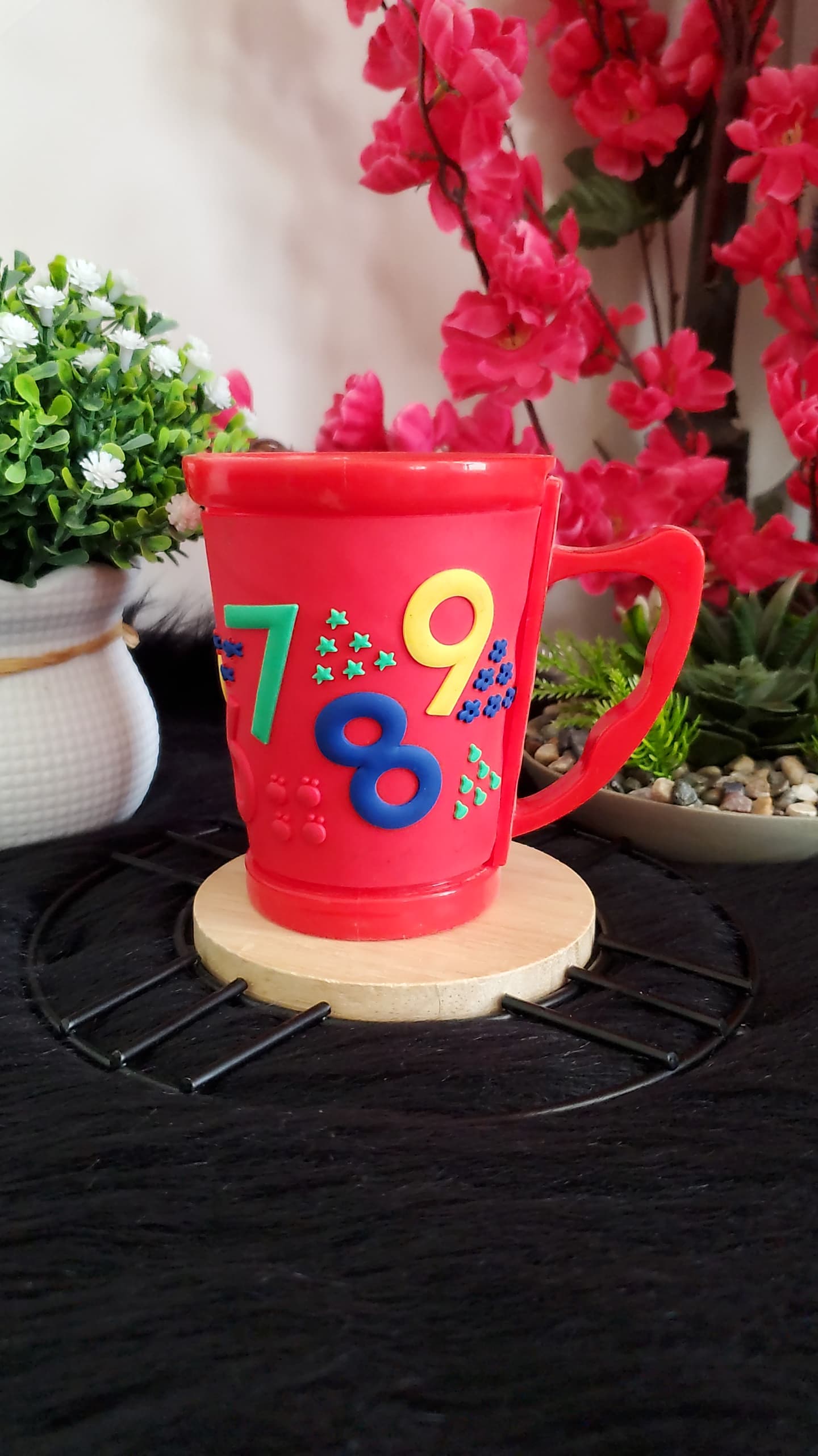 اكواب ماء بلاستيك اطفال برسومات HMK-075