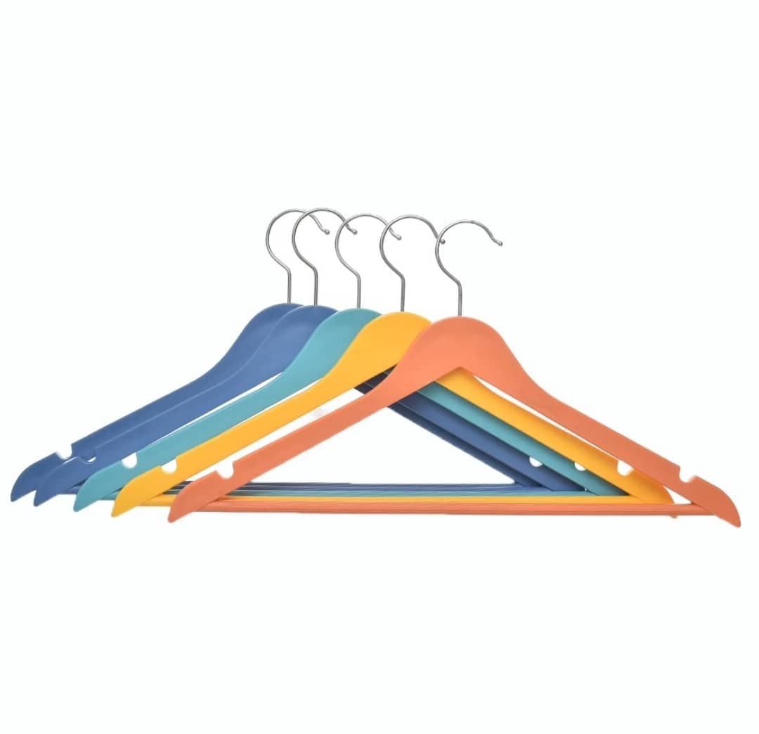 طقم معالق ملابس بلاستيك ملون 5 قطع AFI-127 YOMH 6107