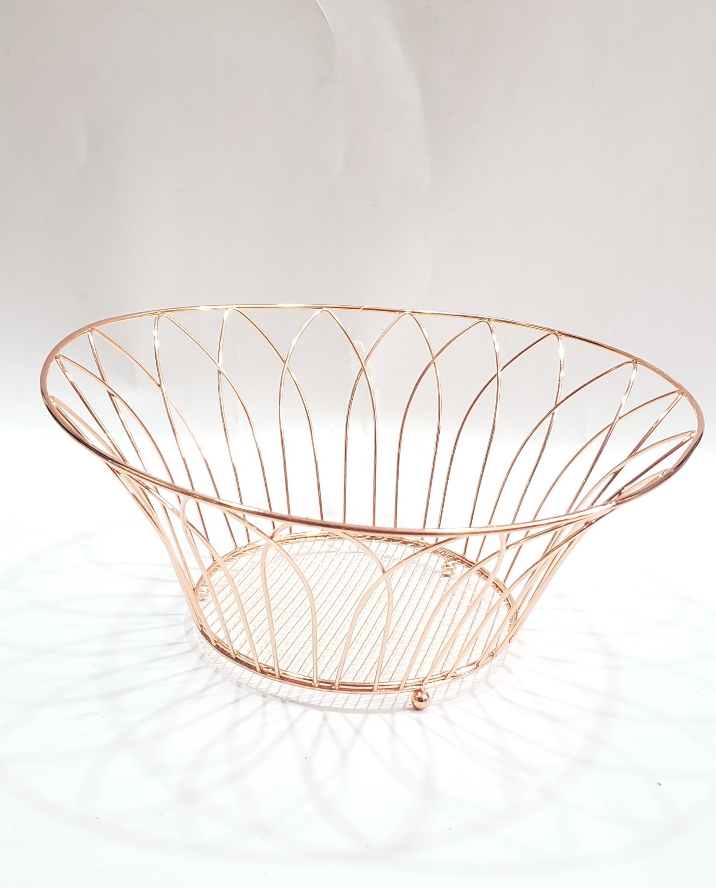 سلة فواكه نحاسي وسط 28سم