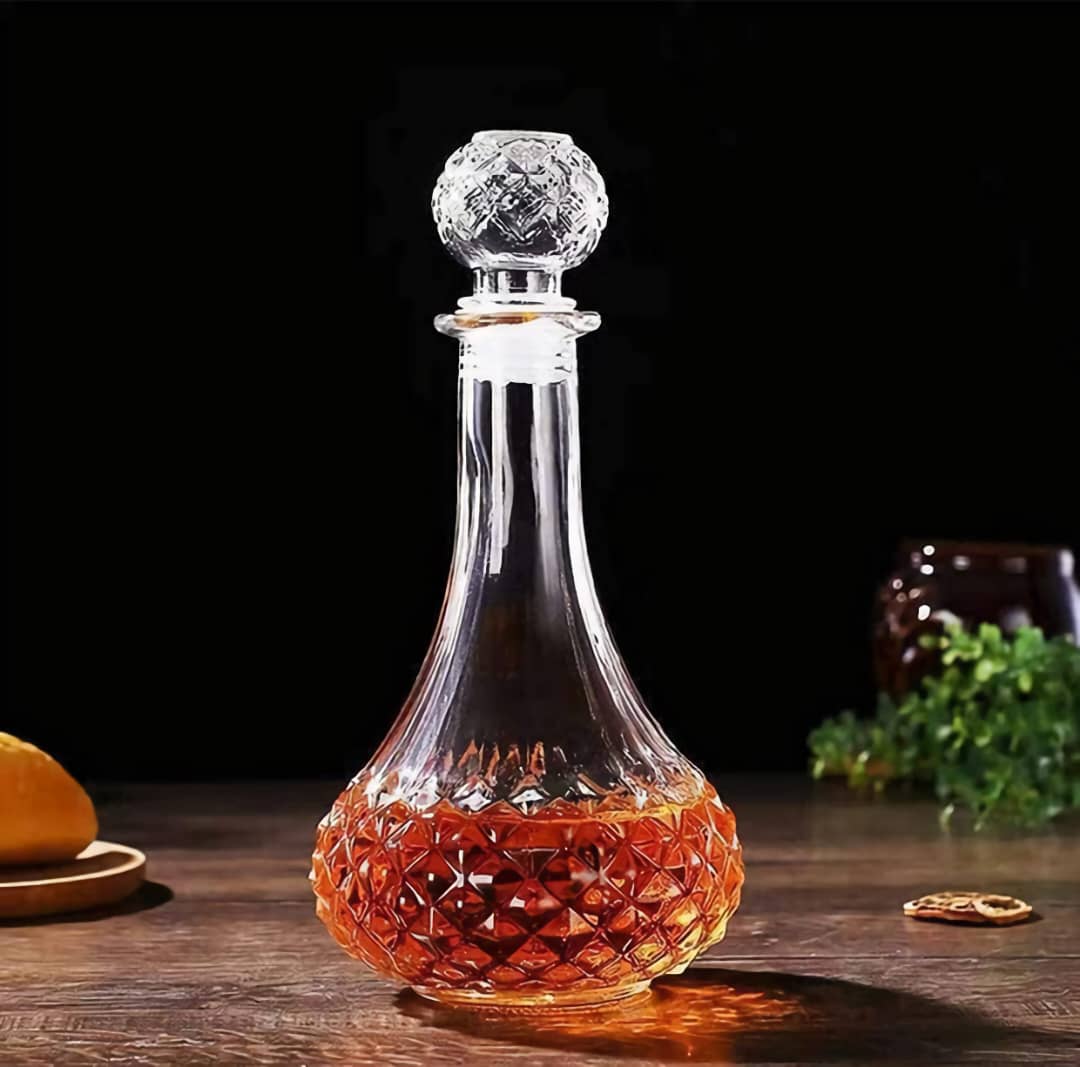 علبة زجاج غطاء كبس جوهرة 800مل AZ-3230