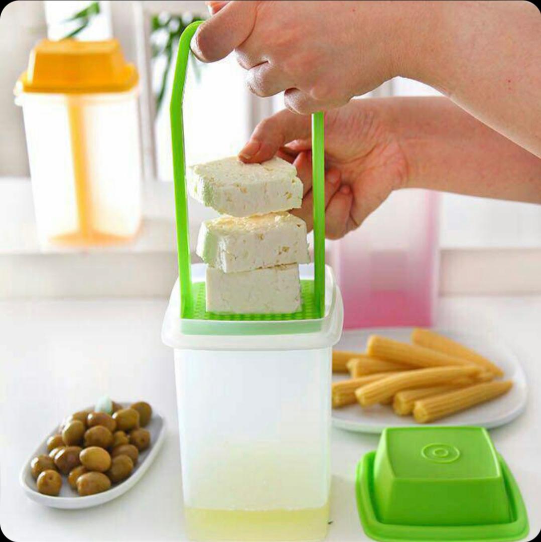 حافظة مخلل بلاستيك شفاف 2 لتر جافي RA-536