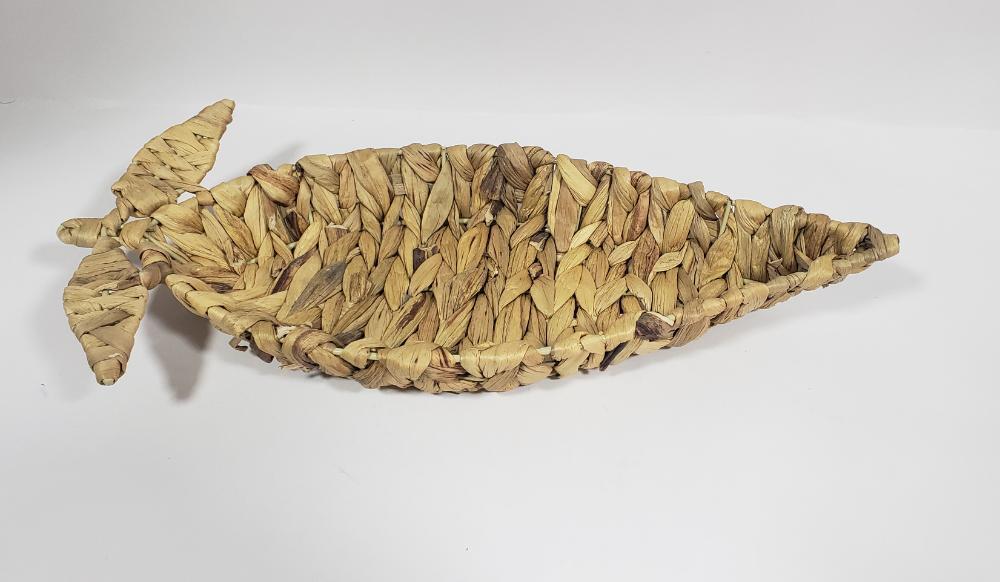 صحن تقديم خزفي ورقة