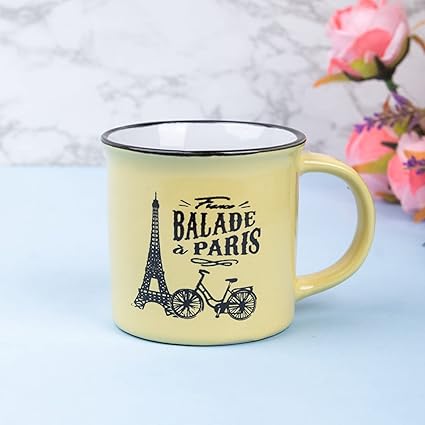 كوب قهوة سيراميك وسط طويل باريس AZ-2038