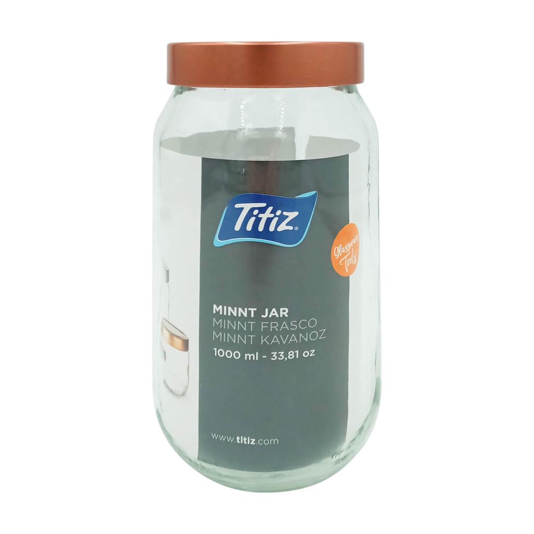برطمان زجاج تيتيز 1000 مل  KC-270