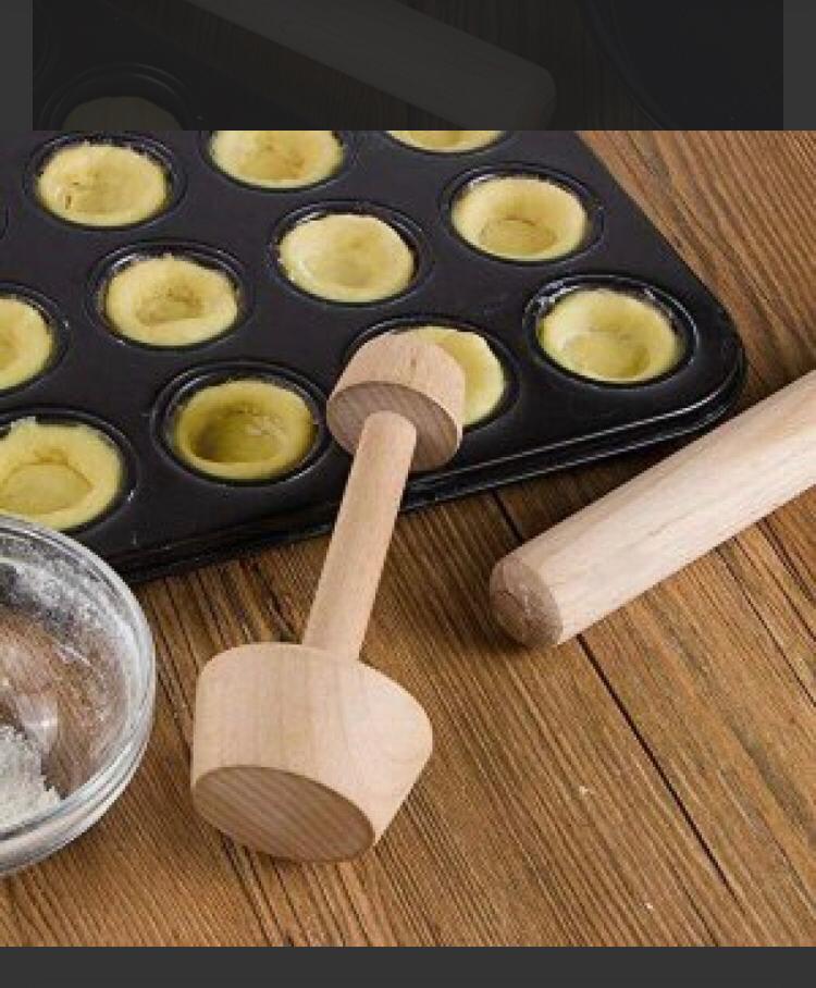 مكبس ضغط التارت خشبي جهتين AZ-643