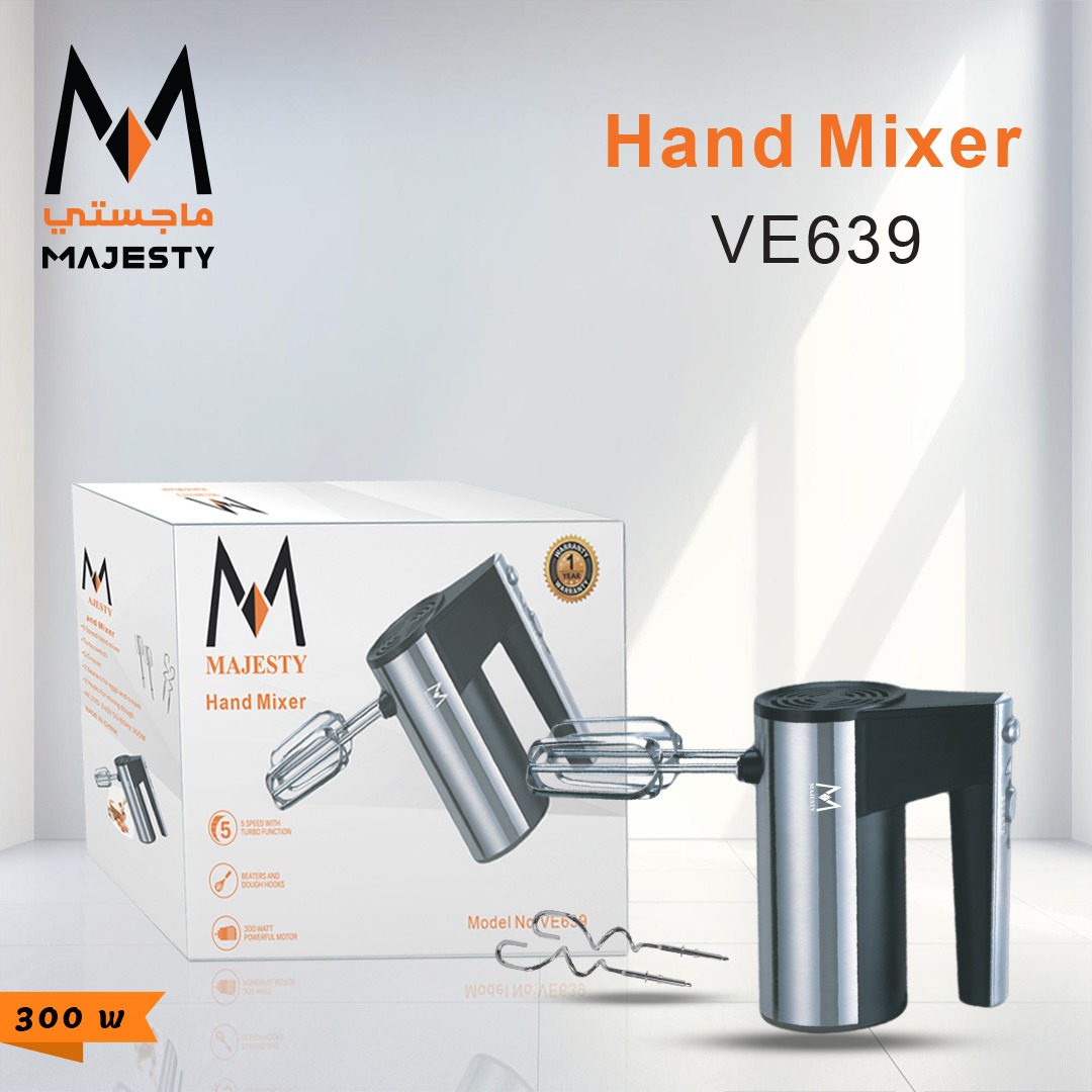 مضرب بيض ماجستي 300 وات 5 سرعات توربو VE-639