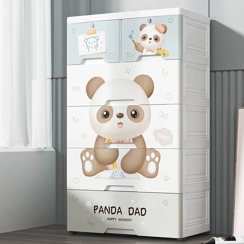 دولاب اطفال بلاستيك رسومات  AZ-2291