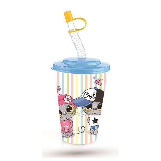 كوب عصير اطفال بغطاء اروني  AP-9127